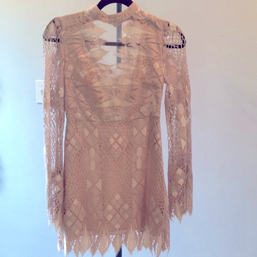 Pink lace Free People dress